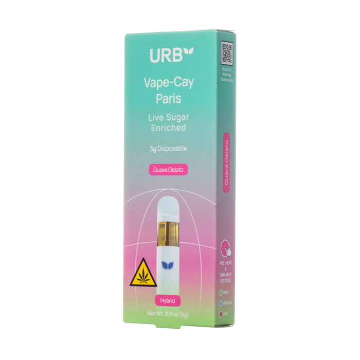 URB Vape-Cay Paris Live Sugar Disposable 3G