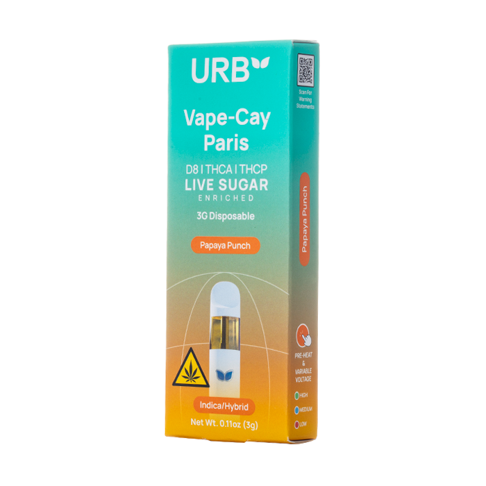 URB Vape-Cay Paris Live Sugar Disposable 3G