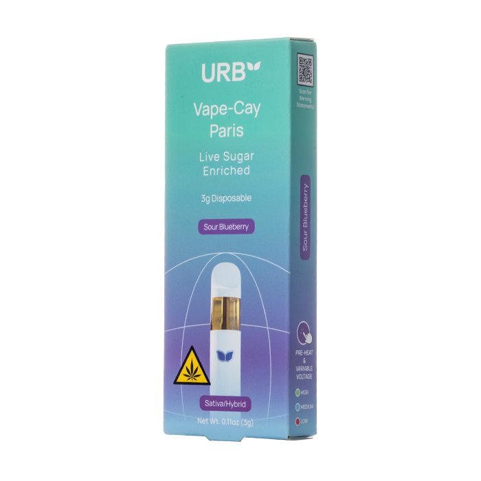 URB Vape-Cay Paris Live Sugar Disposable 3G