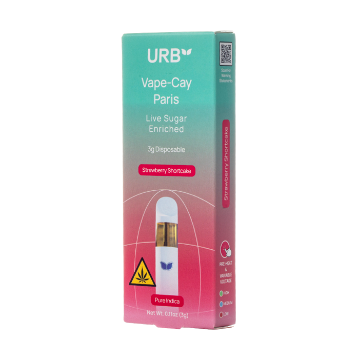 URB Vape-Cay Paris Live Sugar Disposable 3G
