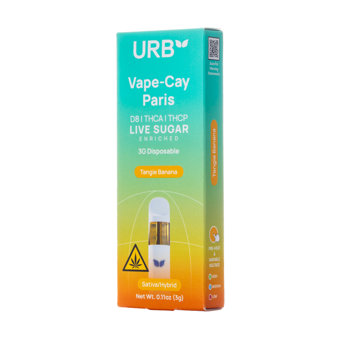 URB Vape-Cay Paris Live Sugar Disposable 3G
